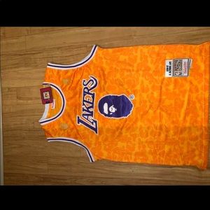 Exclusive Lakers X Bape Jersey